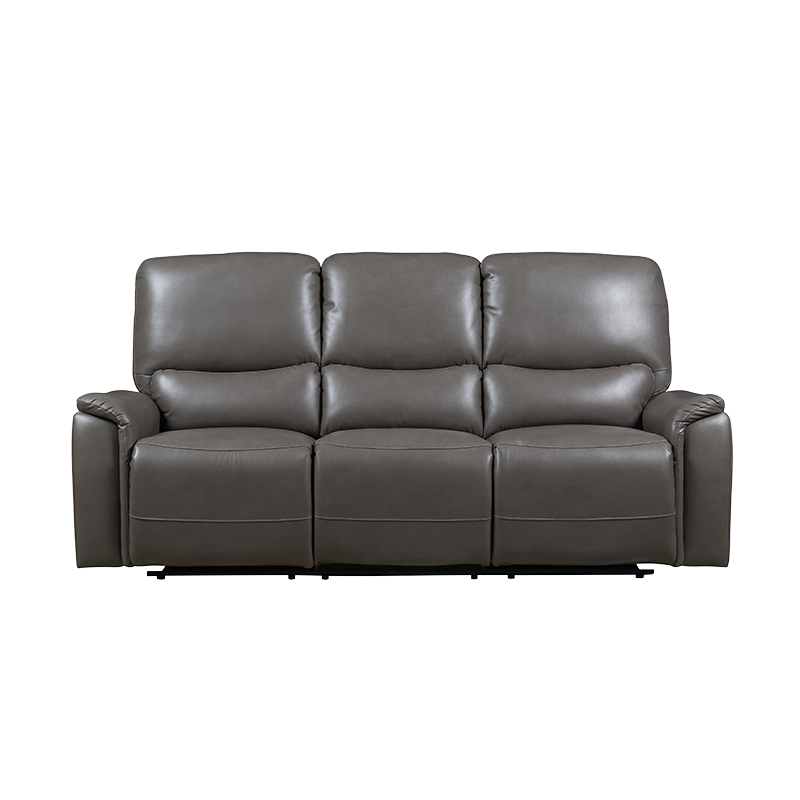 Modular design fax leather power recliner sofa set
