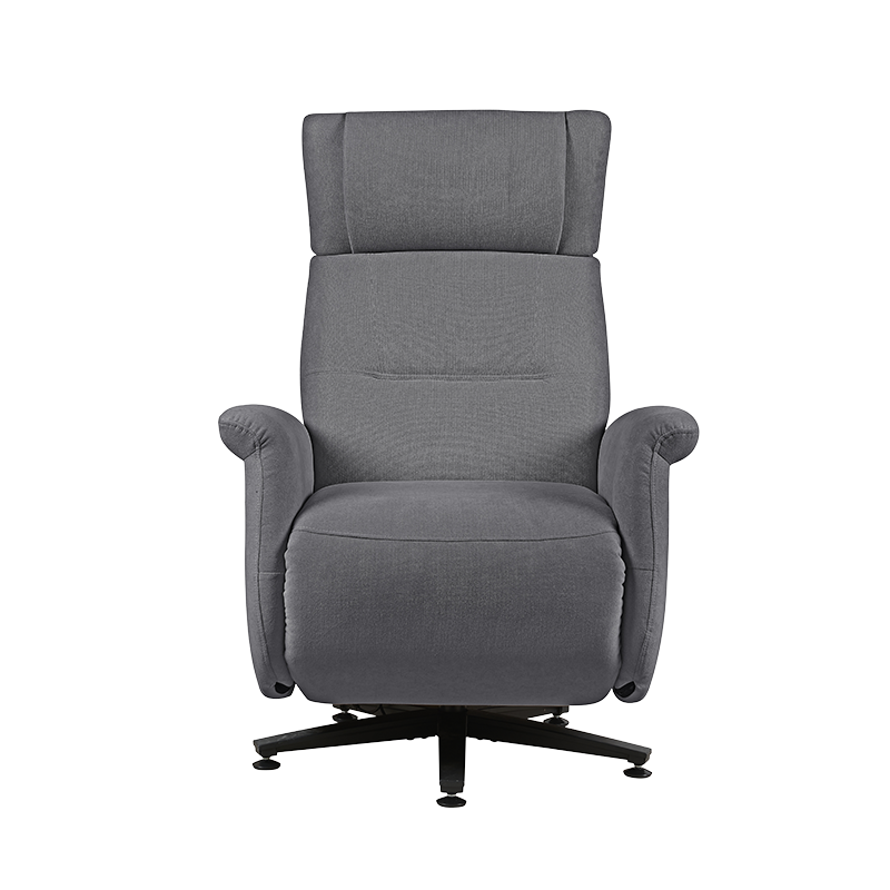 Modern power swivel recliner with breathable fabric and leisure chair