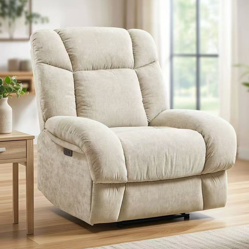 Oversized Electric Overstuffed Chair with USB port
