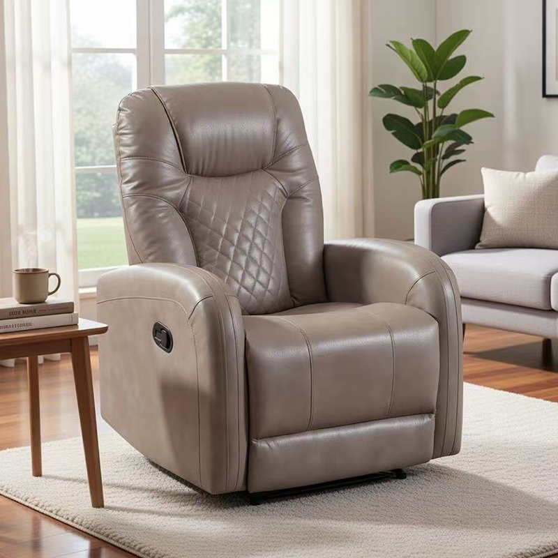 Breathable Leather Manual Reclining Single Seat Recliner Chair