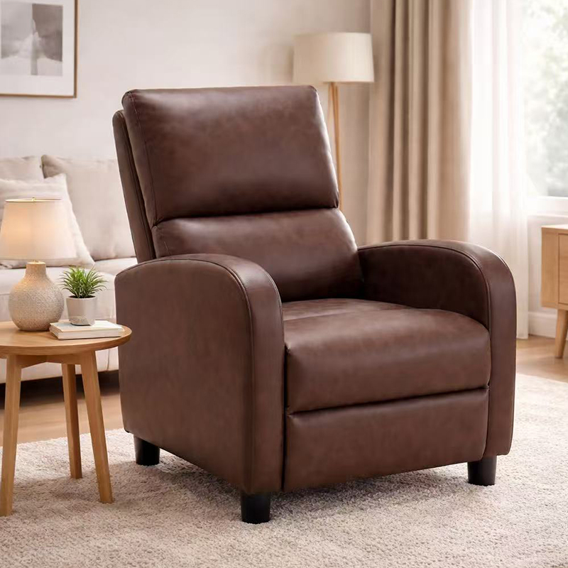 Mircrofiber Recliner Push back Club Chair