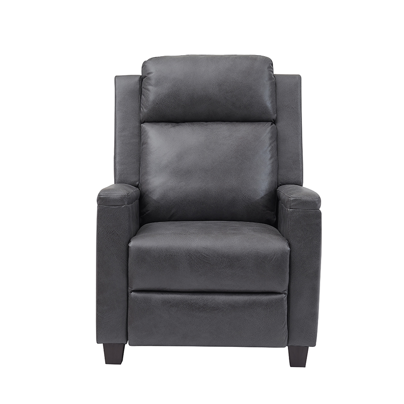 Leather Recliner Push Back Recliner Chair