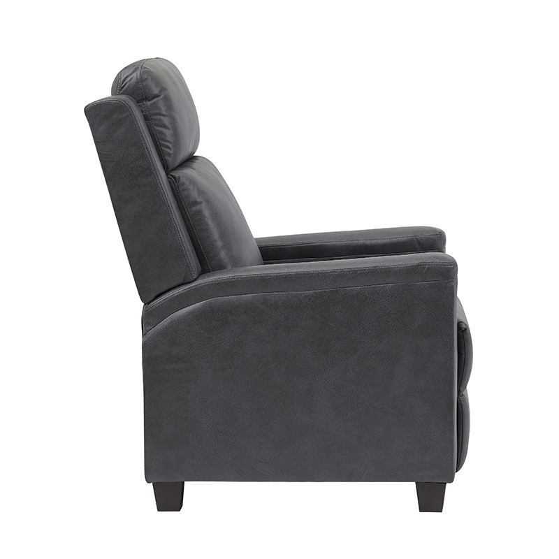 Leather Recliner Push Back Recliner Chair