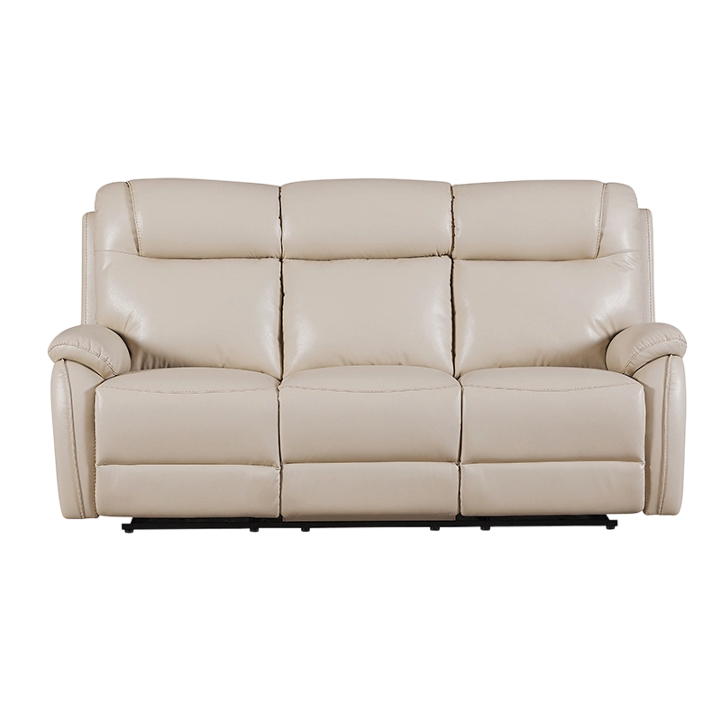 3-Piece Leather Match Manual Reclining Sofa Set