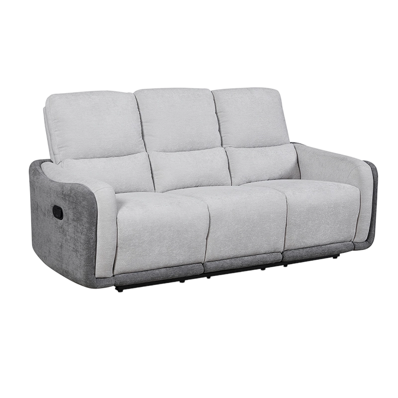 3 Piece Manual Reclining Livingroom Sofa