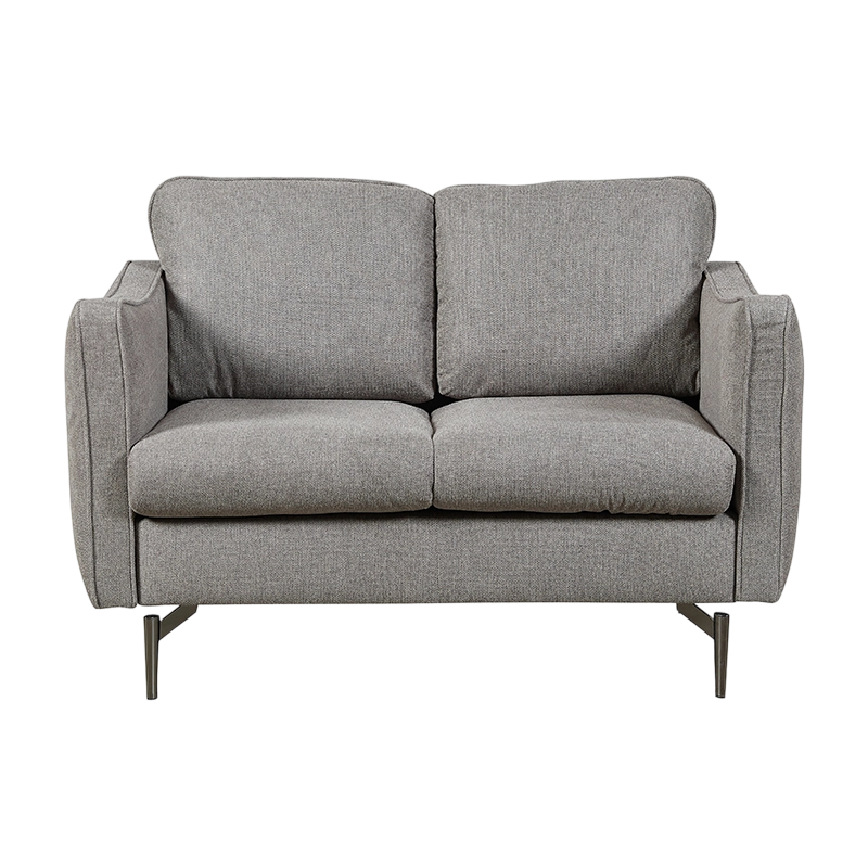 Upholstered Mid Century Modern Wood Frame Loveseat for Living Room