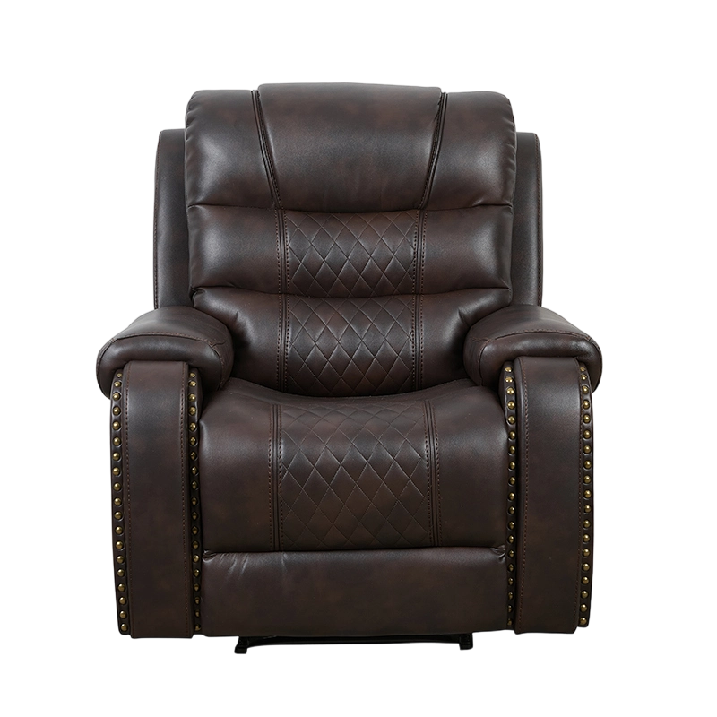 Faux Leather Manual Recliner 