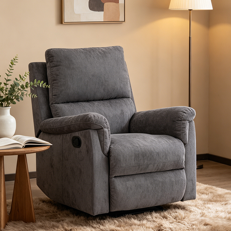 Classic and Traditional Manual Recliner Chair Single Sofa