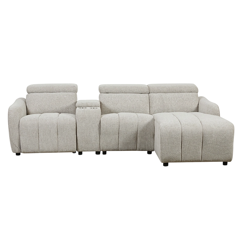 3 Piece Power Recliner Chair With Chaise
